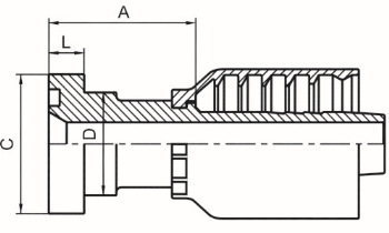 SAE 法兰6000PSI